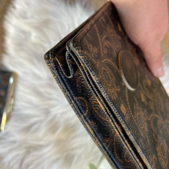 Trussardi Brown Clutch and Coin Purse - Picture 9 of 11